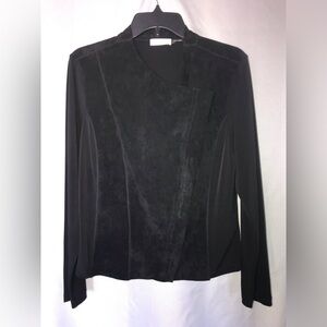 ~Calvin Klein Suede Jacket size L~